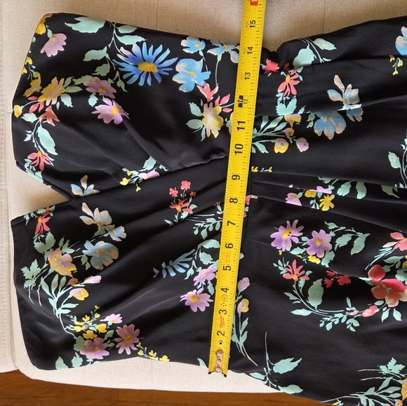 Yumi Kim Silk Date Night Strapless Black Mini Cocktail Dress Sz M Wedding Guest - Picture 12 of 16